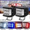 4" Inch 300W LED Work Light Strobe Light Waterproof Car Work Light Headlight Flood Light
