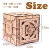 Felimore Wooden Model Wooden Safe Dial Type 3D Puzzle Woodworking Craft 3D No Glue Required Assembly