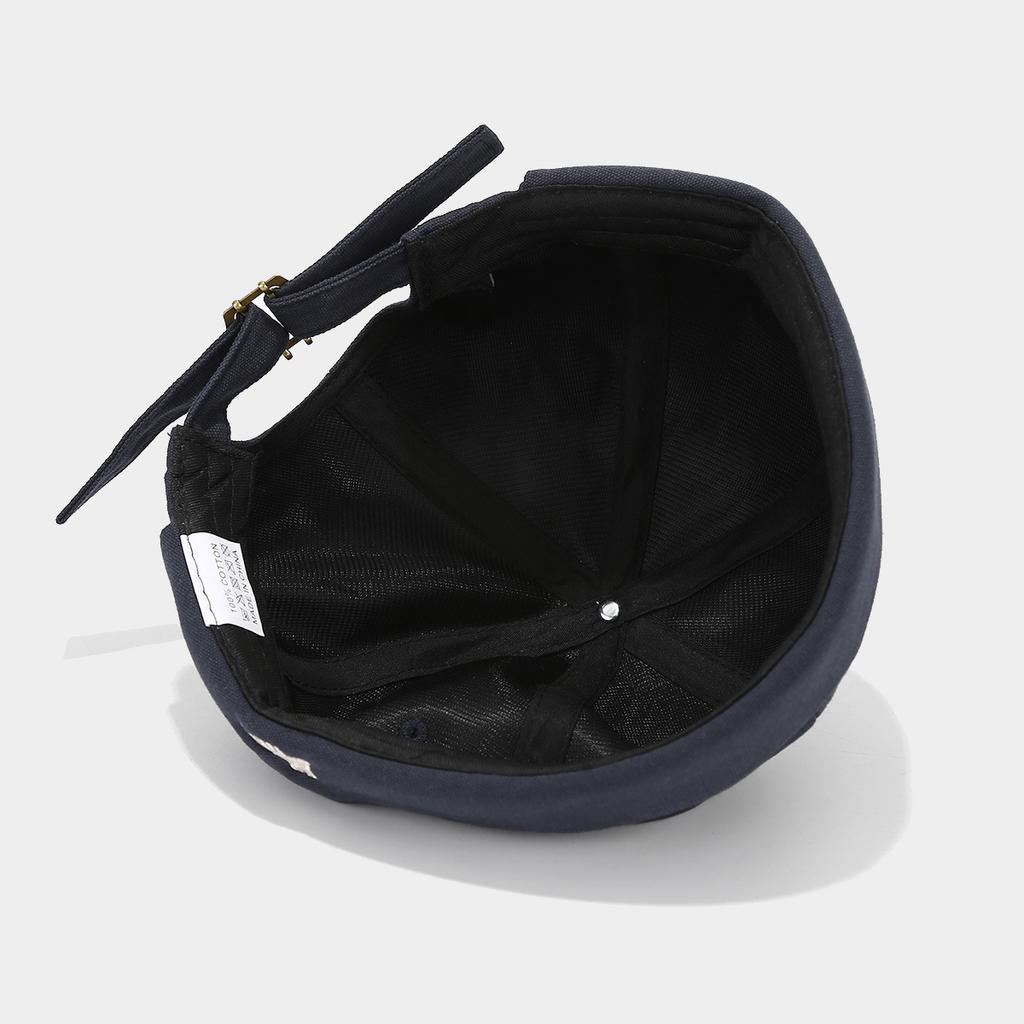 Летняя милая вышивка лисы модная матросская шляпа для мужчин и женщин, элегантная без карниза новая шляпа Tide Melon Hat