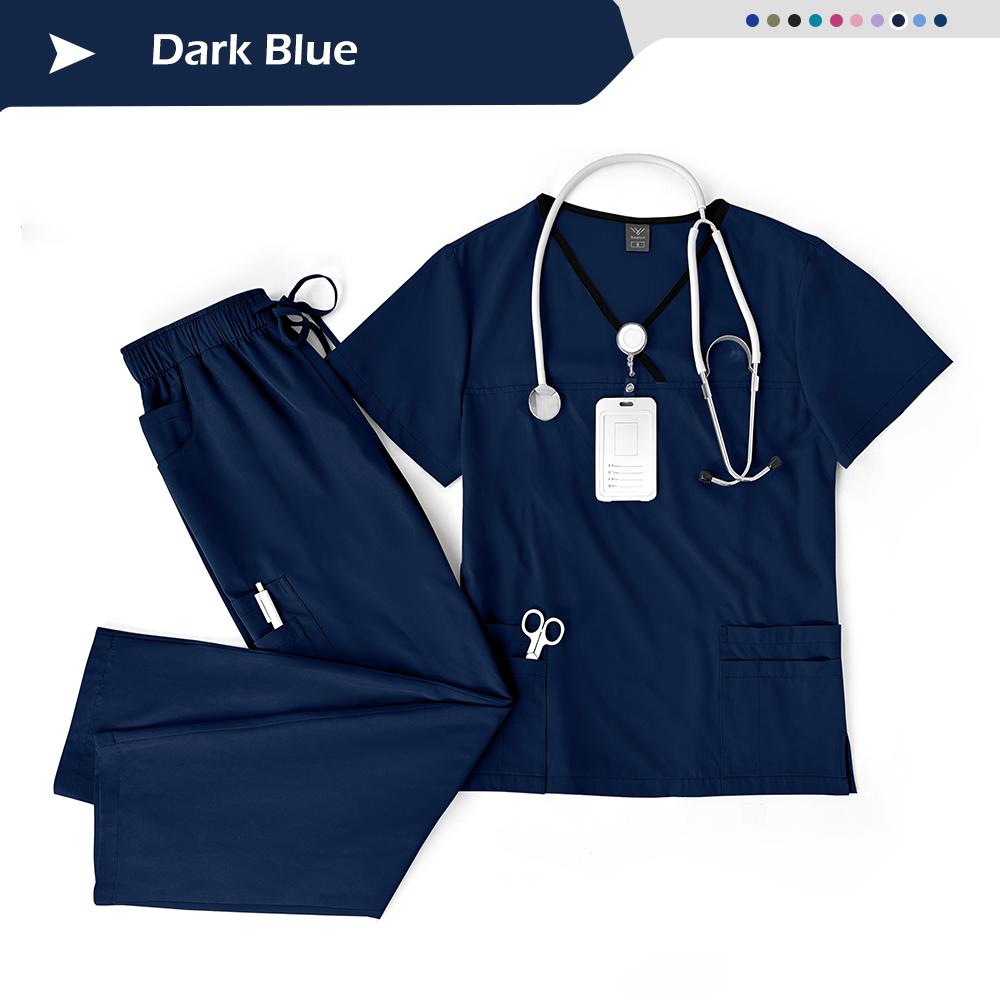 Эластичные Дышащие Товары для Кормления Хирургические Uniforms Женские Больничные Клинические Uniforms Многоцветные Короткий Рукав Одежда для Салона Красоты