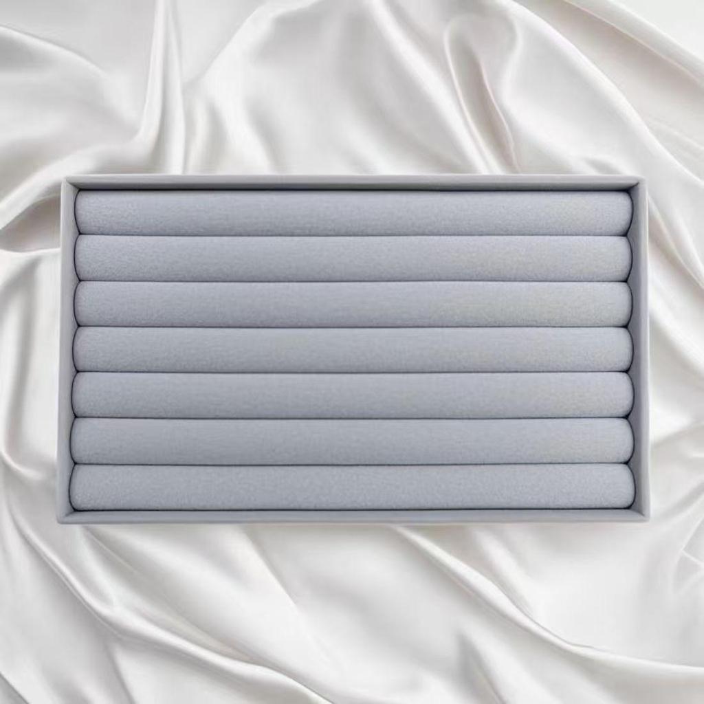 Бархатный лоток для хранения ювелирных изделий, браслетов и аксессуаров - Дизайн «Ледяной цветок»