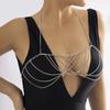 Sexy Simple Tassel Chain Chest Chain Bikini Necklace Exaggerated Fashion Body Chain Women