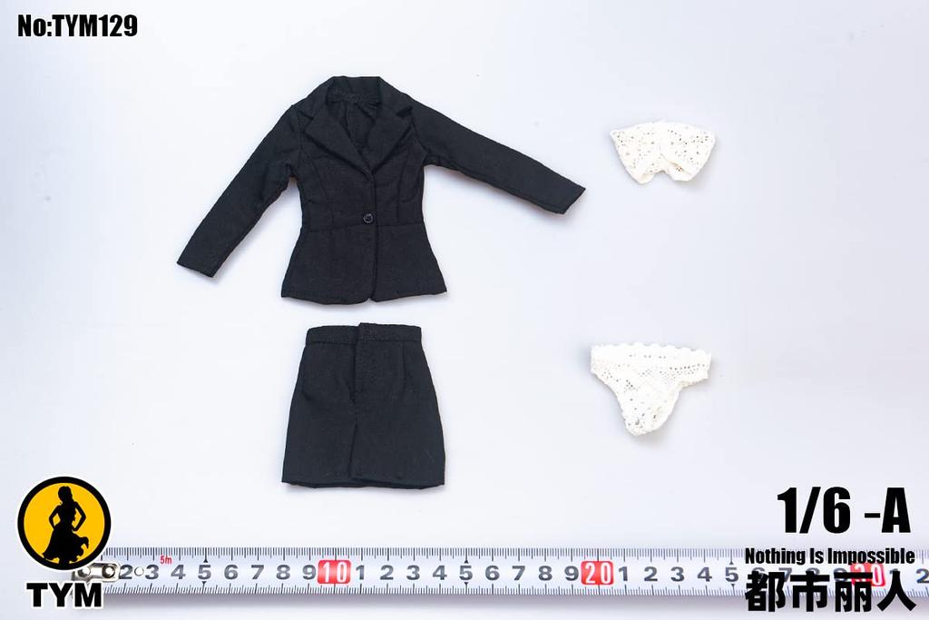 Фигура сексуальная красивая офисная леди офисный женский костюм высокий и кружевной бюстгальтер комплект нижнего белья и голова не [TOYBARJAPAN] 1/6 аксессуары/TYM129A юбка, каблуки,