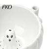 Ghost Face Berry Bowl Halloween Swirl Bowl, Center Wash with 360 Degree Rotating Vortex Handmade Tableware Spin Function, PLA Fruit Strainer