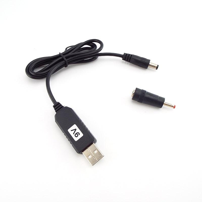 USB 5V To DC 5V 9V 12V 3.5mm Power Boost Line Step UP Module USB Connector Converter Power Adapter Cable 2.1x5.5mm