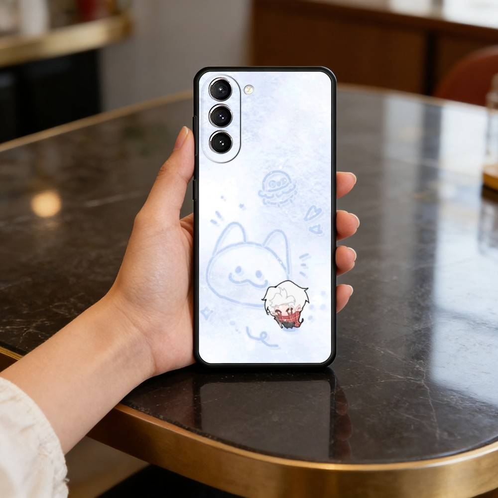 Чехол для телефона Sylus Love And Deep Space для Samsung S25,24,23,22,30,21,10,9,Ultra,Plus,Lite,FE,4,5 G Мягкий черный чехол