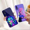 Чехол для телефона Vaporwave Glitch Neon Anime Girl для Huawei P50 P40 P30 P20 Pro Mate 40 30 20 Pro Nova 9 8 7 PC Glass Phone Cover