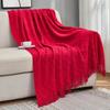 Bed End Scarf B&B Apartment Decoration Knitted Sofa with Scarf Hotel Bed Cover Bed End Blanket Hotel Bed Flag