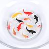 YeulionCraft 5 Pcs/Set Soft PVC Goldfishes Models Epoxy Filling Material Crystal Ocean Resin 3D Mini Fish Modeling Filler