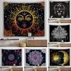 Moon and Sun Background Cloth Bedroom Home Furnishings Room Hanging Cloth Living Room Decoration Painting Bedroom Tapestry Wall Carpet