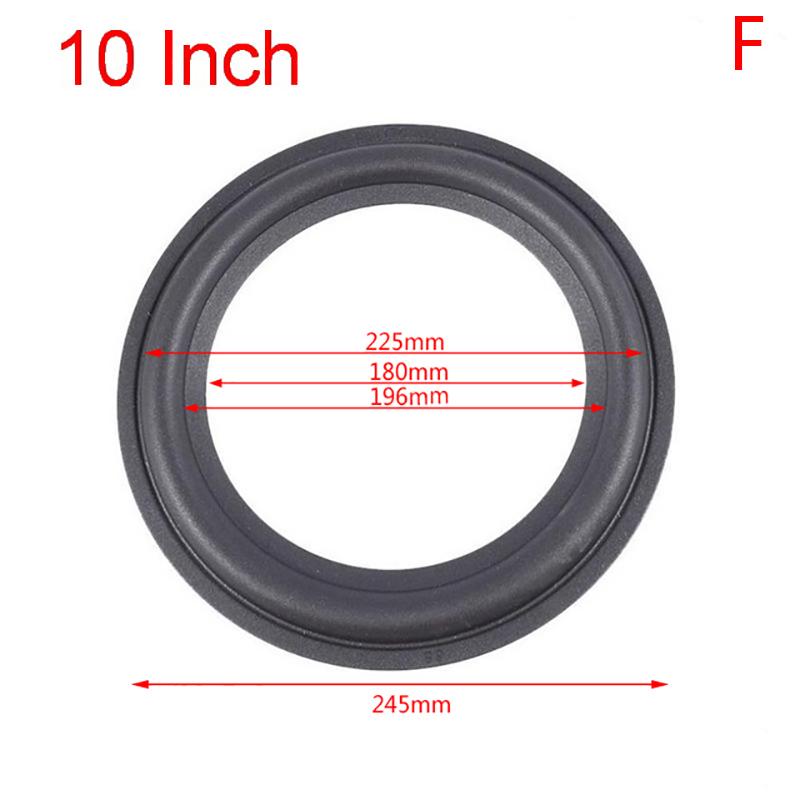3-12 Inch Speaker Surround Rubber Woofer Edge Ring Foam Audio Repair