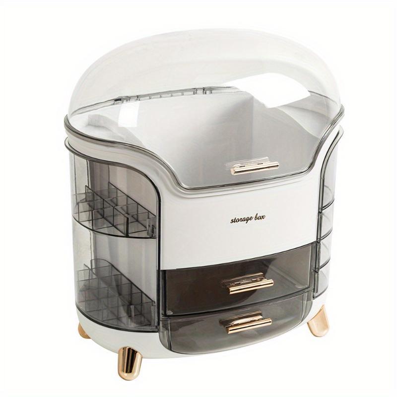 High-quality Desktop Cosmetics Storage Box Dustproof and Waterproof Makeup Storage Box Bathroom Jewelry Multi-scene Lipstick Face Mask Makeup
