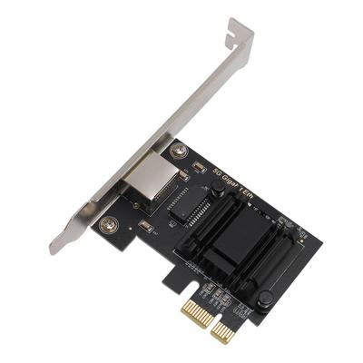 Сетевая карта PCIe 5 Гбит/с, Сетевой адаптер PCIe to RJ45 Ethernet, LAN-адаптер RJ45 для настольных ПК Windows 10/11/Linux