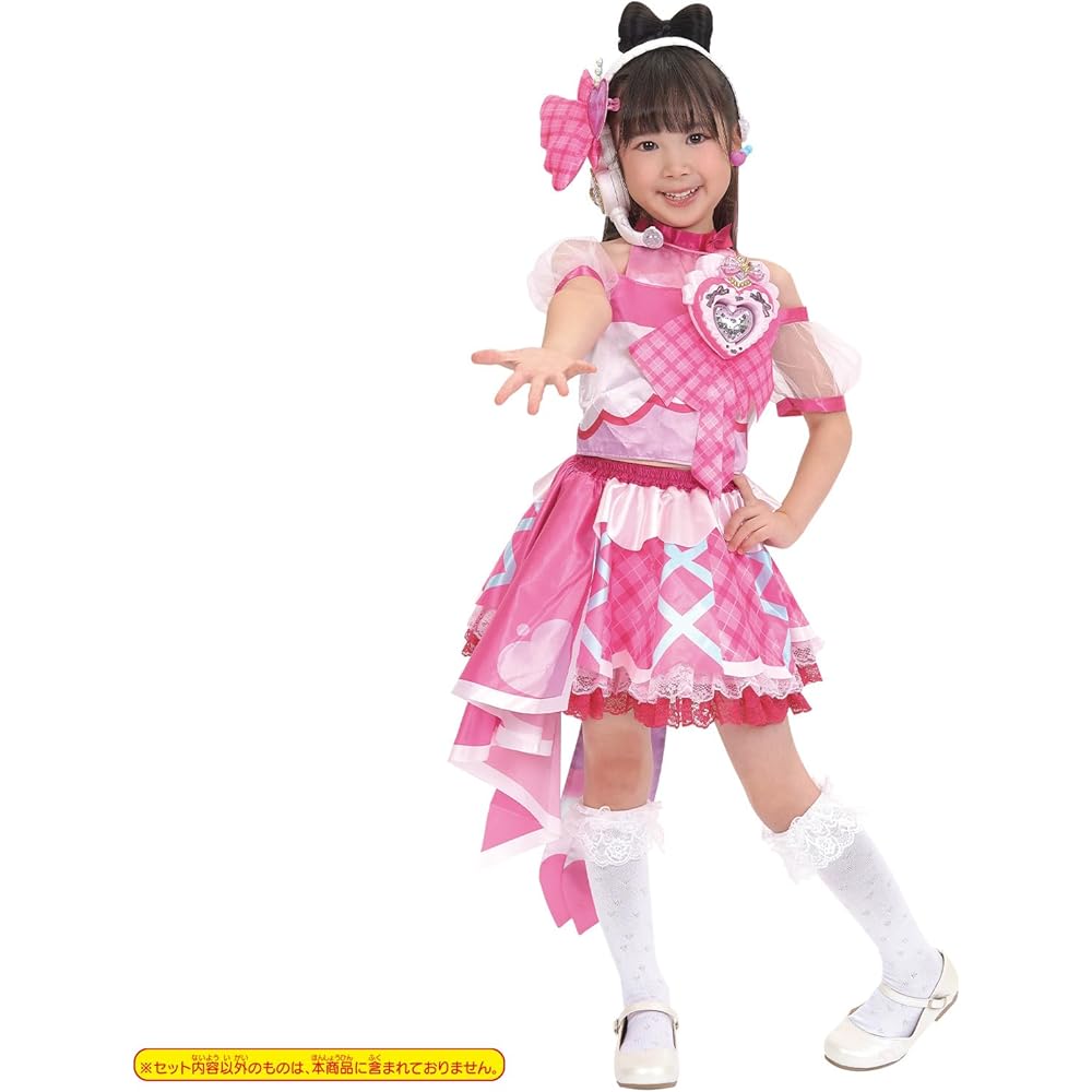Набор костюмов для трансформации Bandai Cure Idol для детей с аксессуарами и ярким дизайном