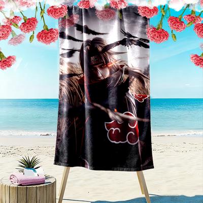 1pc Naruto Beach Towel, Outdoor Activities Perfect Summer Travel Supplies, As A Gift for Festivals