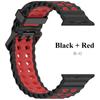 Two-Tone Ocean Strap For Apple Watch Ultra 2 Band 49mm 46mm 45mm 44mm 42mm Sports Silicone Bracelet iWatch Series 10 9 8 7 6 SE Band