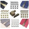 Home Bolt Buckles Repair Zipper Stopper Sewing Zippers Clothing Accessories Metal Zipper Stoppers