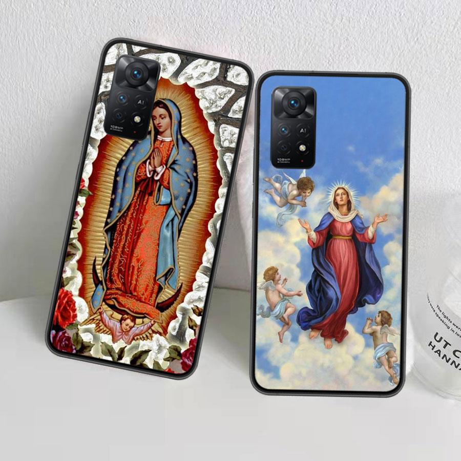 Чехол для телефона Дева Гваделупская Дева Мария Для Redmi Note 14 13 Pro 5G Plus 12 12C 10 10A 10C 9 9A 9C 9T 8 8A K60 K70 Pro Xiaomi