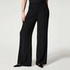 Women's Casual Workplace Solid Color Temperament Trousers Loose Wide Leg Pants