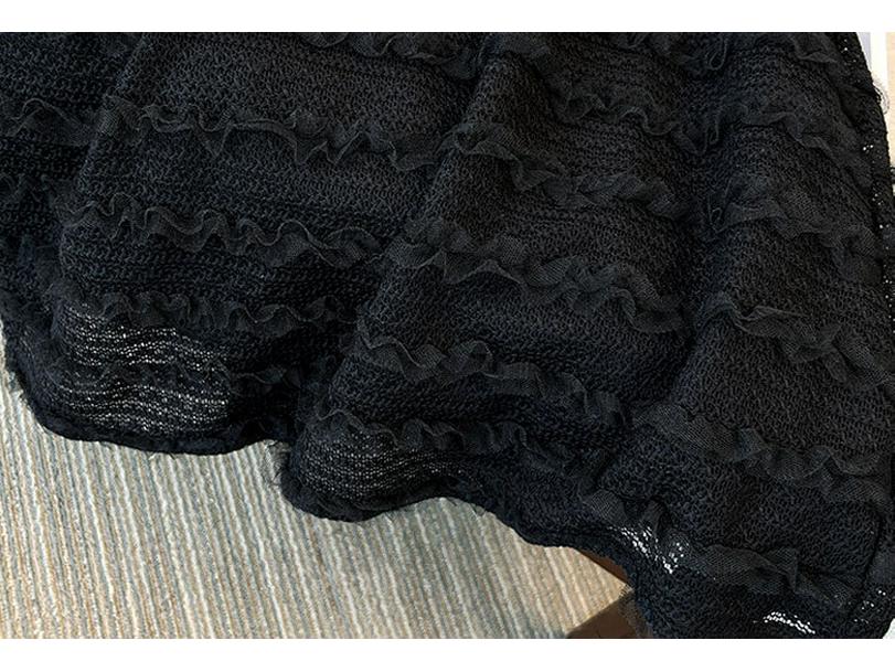 Летнее платье из французского кружева больших размеров для женщин, прямого кроя, миди