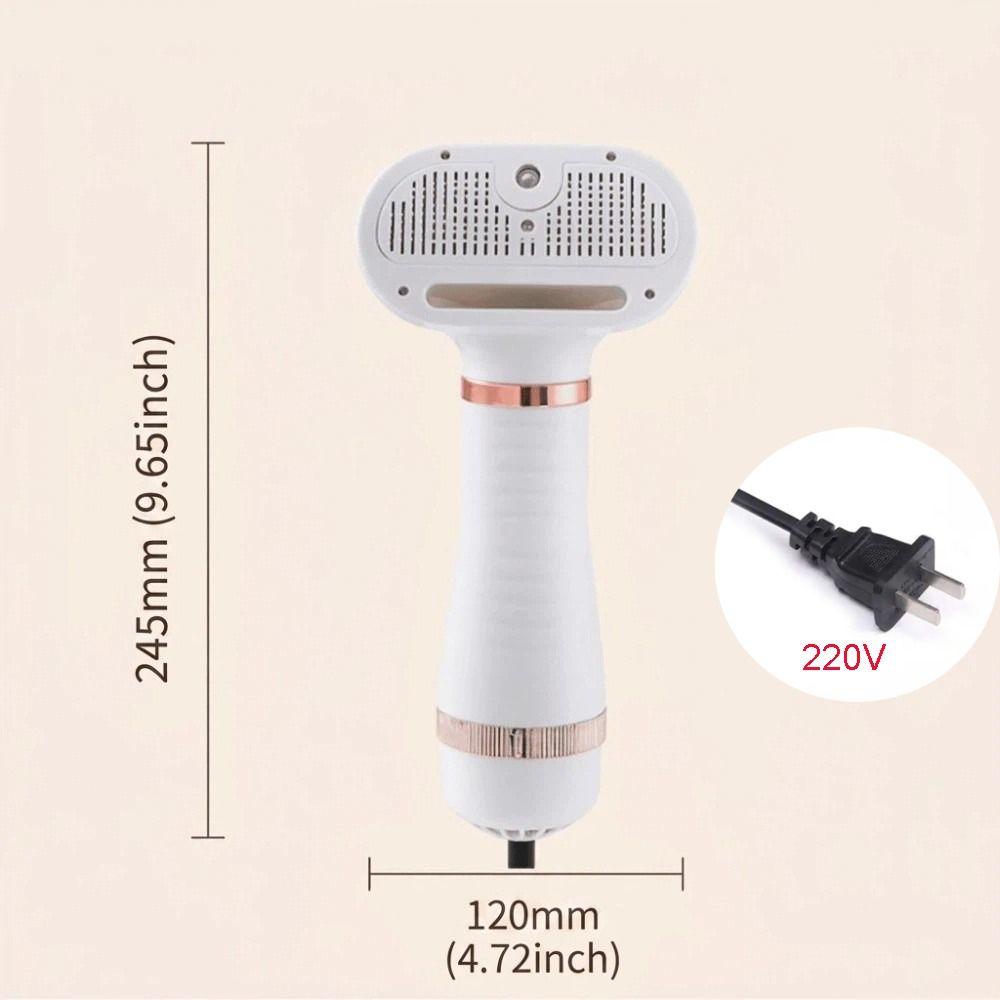 Portable Pet Grooming Comb Adjustable Dog Hair Dryer Cat Hair Remover Pet Hair Drying