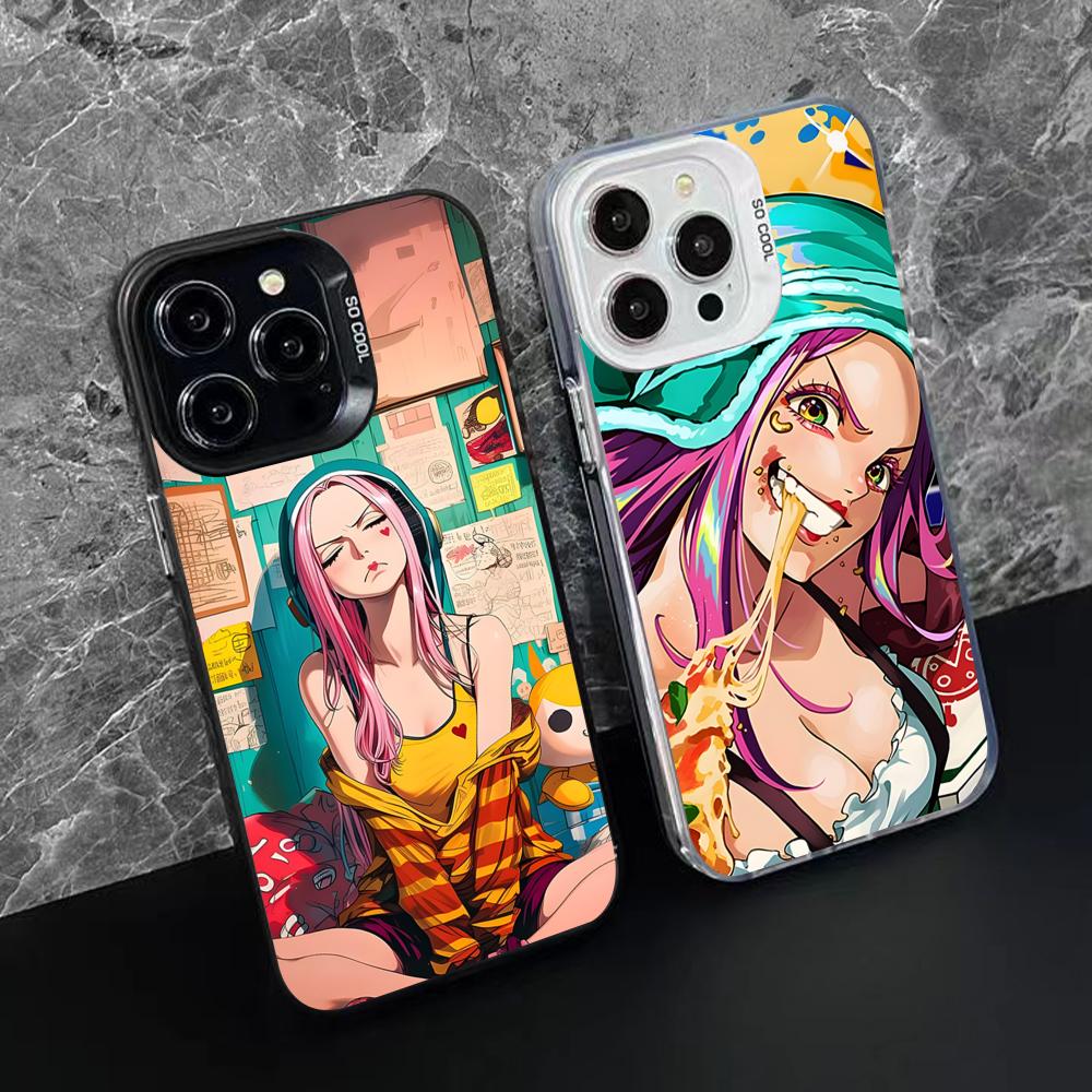 Jewelry Bonney Phone Case for iPhone 17 16 15 14 13 12 11 X XR XS Air Pro Max Plus Black Colorful Silver Cover