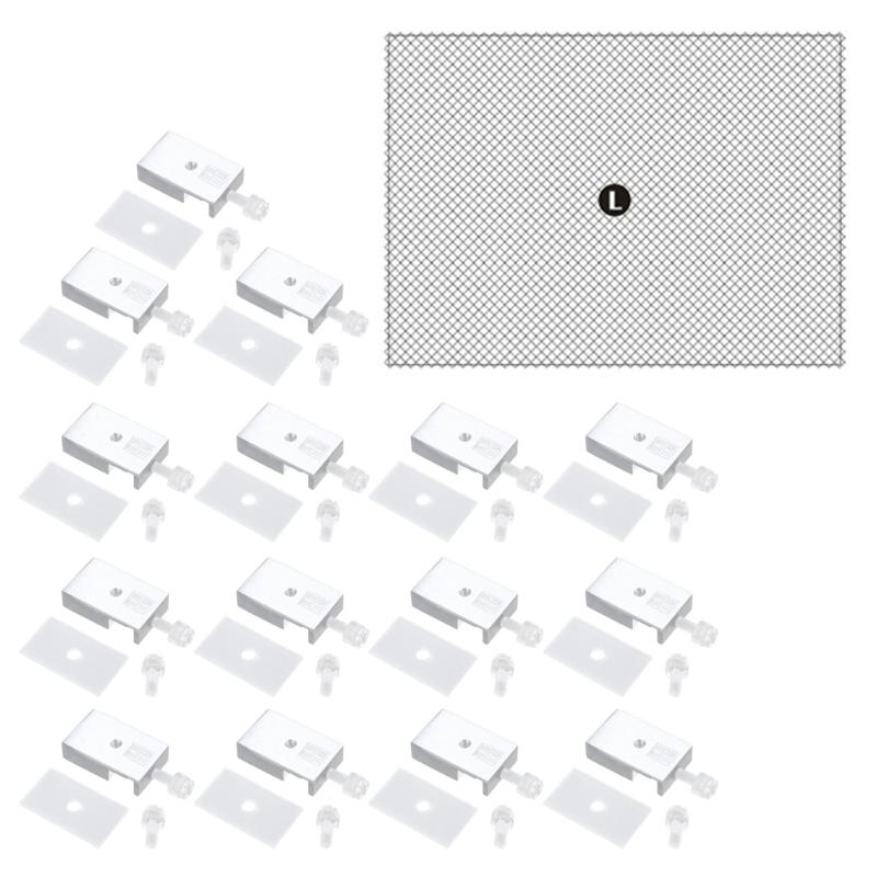 Aquarium Bird Cages Fish Tank Transparent Anti-Escape Net DIY Protective Mesh Anti-Escape Rust-Resistant Replacement Net