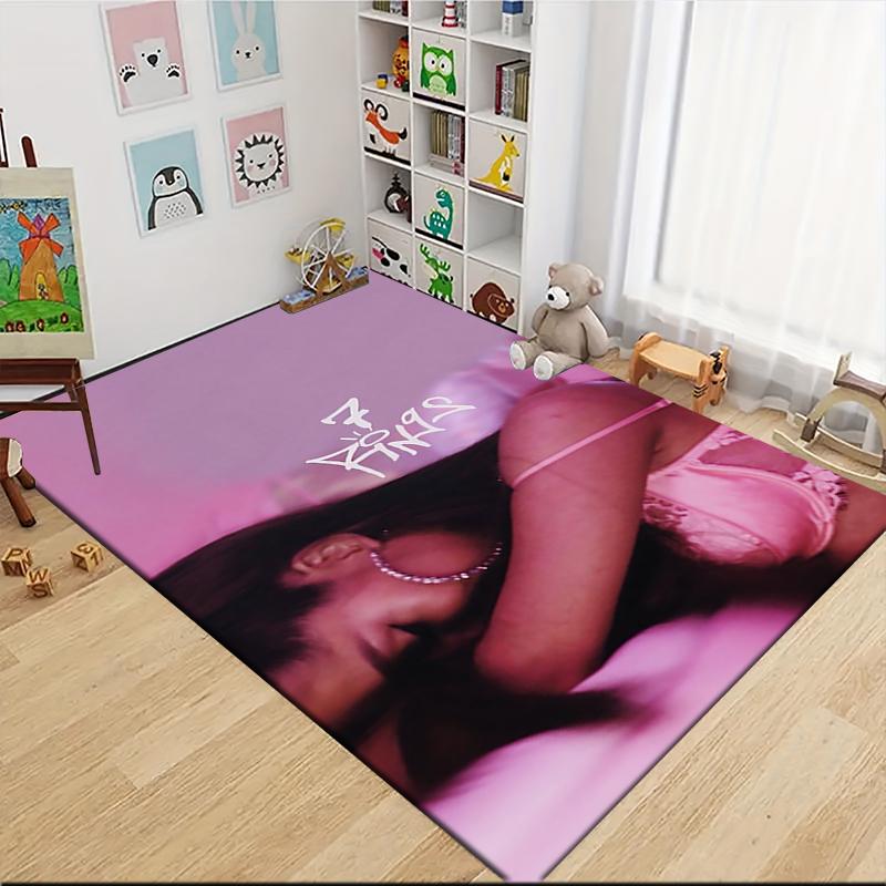Pink Dreamscape Carpet Rug Soft Washable Antislip Home Living Room Sofa Mats Personalized Christmas Rug
