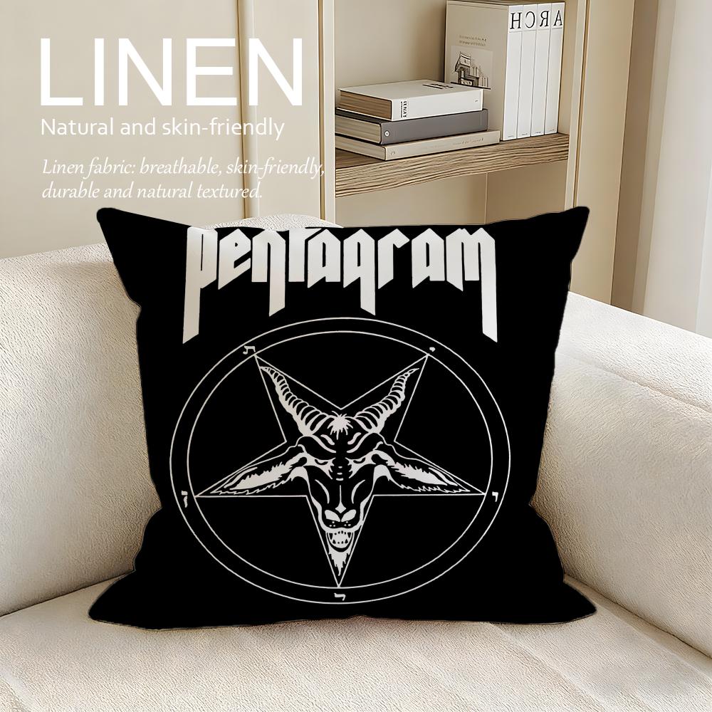 Art Pentagram Cushion Cover Pillowcase Set Pcs x x Breathable Washable Sofa Cushion Cover