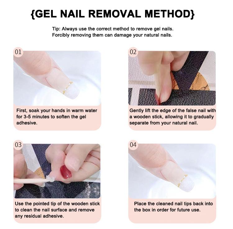 Press On Nails Medium Almond Fake Nails with Designs Reusable False Nails Press Ons Glossy Full Cover Acrylic Glue On Nails Stick On Nail for Women