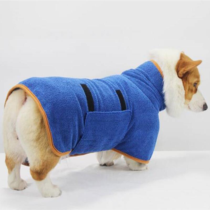 Банное полотенце для домашних животных, халат из микрофибры для собак, впитывающее полотенце для кошек, товары для домашних животных