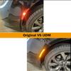 Gtinthebox Smoked Lens Amber/ White Full LED Car Front Side Marker Turn Signal Lights/ Parking Lights For 2015-2017 Chrysler 200