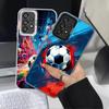 Задняя крышка-чехол для телефона Samsung Galaxy A71 A72 A54 A03 A06 A07 A51 A52 A56 A50 A10 A20 A04 A05 Футбол Граффити