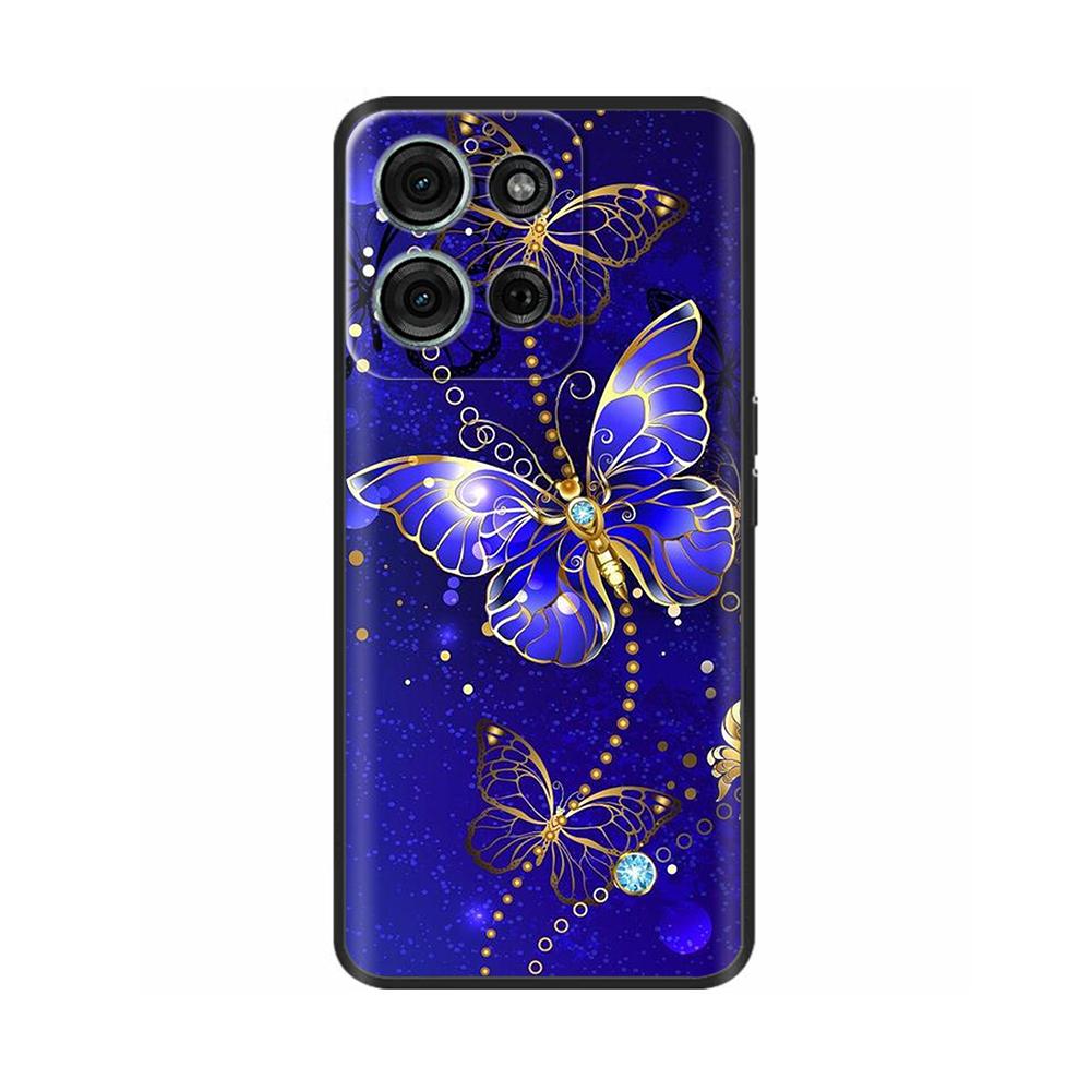 Для Motorola Moto G75 Чехол для Moto G35 G55 G15 Милые Расписные Мягкие Чехлы Задняя Крышка Телефона Для Motorola Moto G75 5G MotoG75 Fundas
