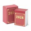 Ежедневник Aishaba 2026 года, мини, настольный, 365 дней, съемные листы, кейс для расписания, ретро