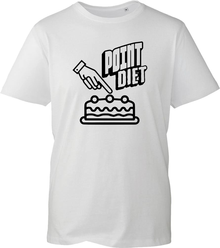 Dont Diet Point Diet T Shirt Unisexs Black Funny Slogan Graphic Novelty Joke Tee