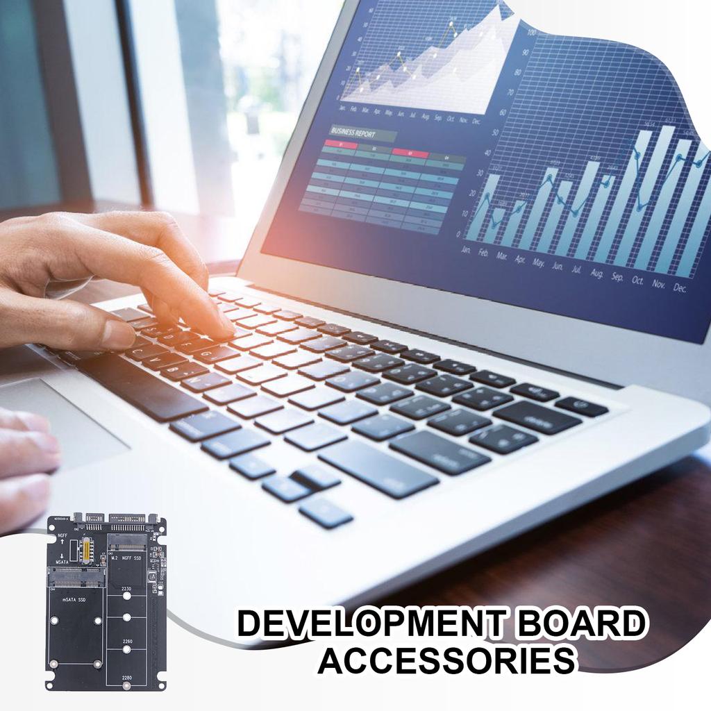 MSATA SSD Solid Disk NGFF To SATA3 External Hard Drive Enclosure Adapter M.2 Sata Protocol To Adapter Double Purpose