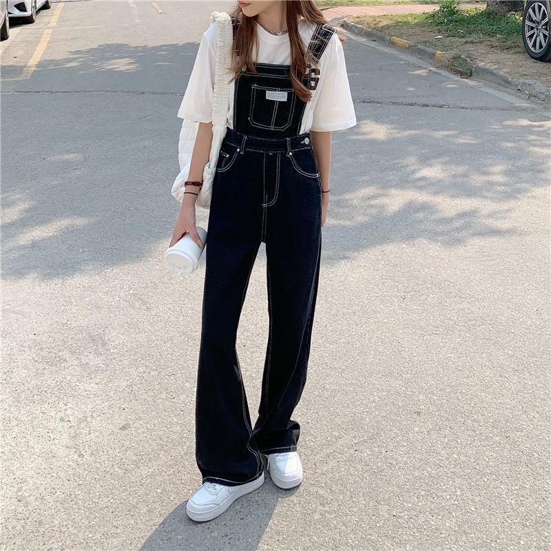 Женские осенние джинсовые брюки больших размеров