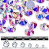 High Imitation Eight Big Eight Small Glass Hot Melt Adhesive Bottom Hot Drill Ab Color Water Diamond Diy Clothing Accessories