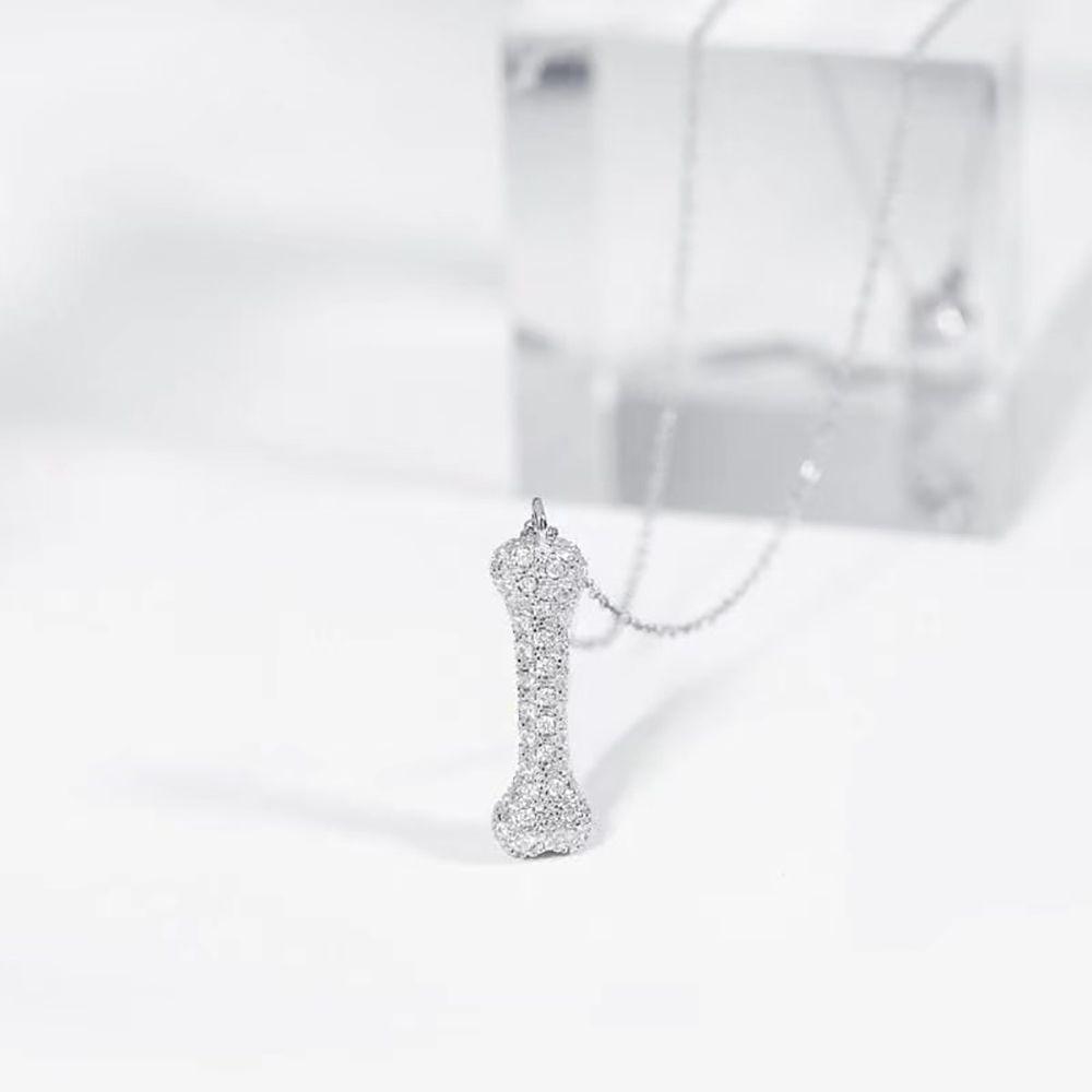 Chain Copper Women Necklace Fashion Jewelry Bone Clavicle Chain Korean Style Pendant