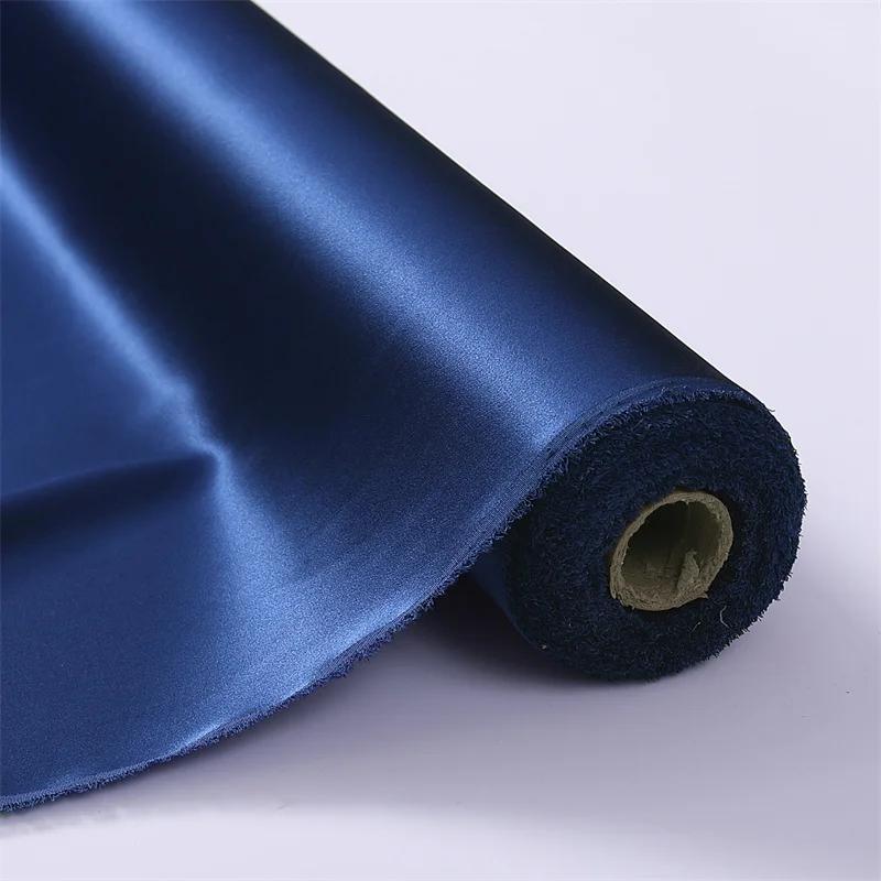 22 Момме 100% чистый шелк тутового шелкопряда ткани шармез текстильная вышивка одежда простая атласная шелковая ткань 100x114 см