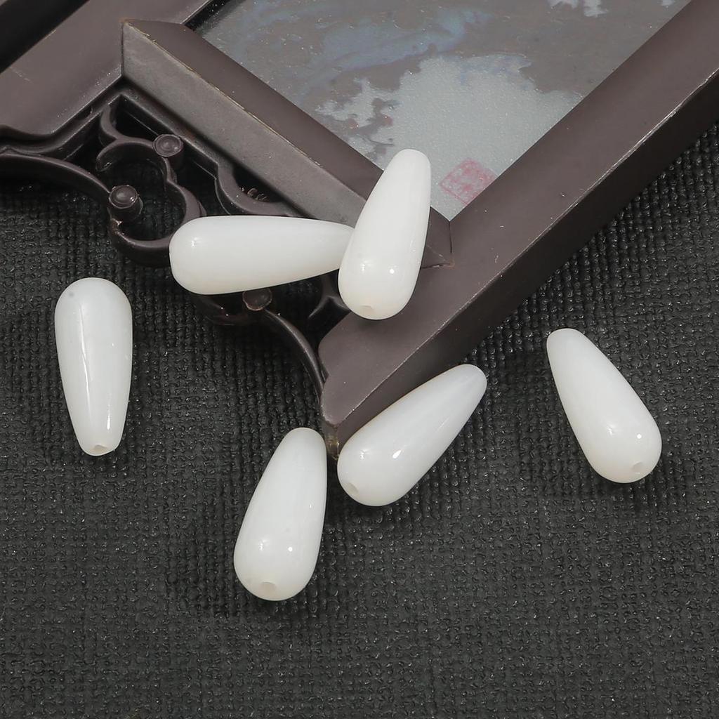 10 шт., 8 цветов, стеклянные свободные круглые бусины в форме капли воды для изготовления ювелирных изделий, аксессуары