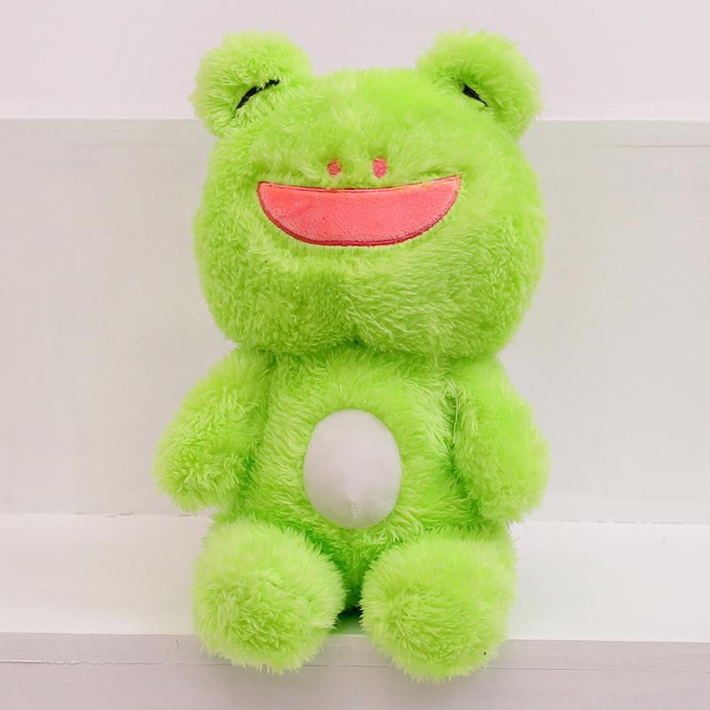 Adorable Animal Plush Toy Collection Cute Frog Stuffed Doll Soft Cuddle Pillow