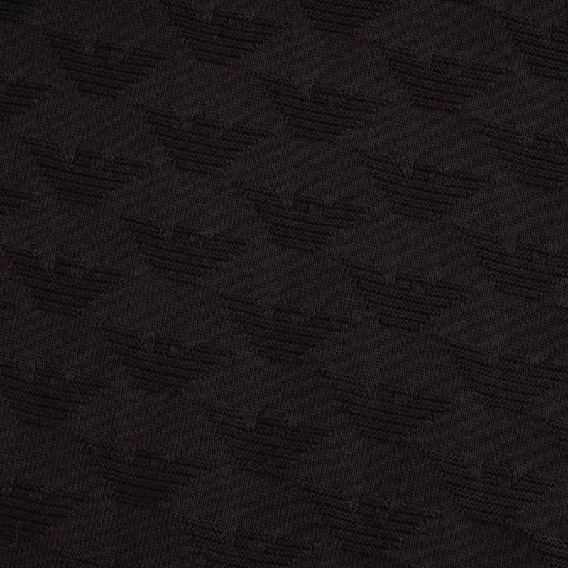 Emporio Armani luxury men's t-shirt black ALL over - Size: XL