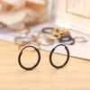 Hip Hop Jewelry Silver Color Hoop Earrings Cartilage Piercing Loop Small Circle Goth Stud Earrings