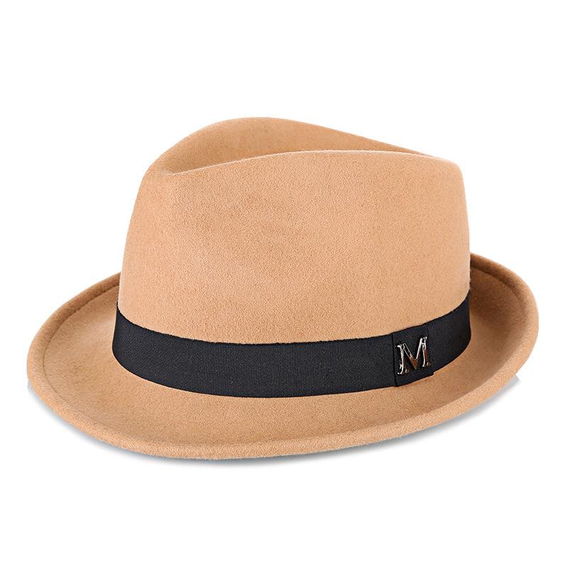 Pure Wool Men'S Hats, Green Middle-Aged And Elderly Top Hats, Warm Outdoor British Jazz Hats In Autumn And Winter, Directly Approved By Manufacturers