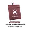 Car Outlet Vent Tidy Box Coin Bag Storage Pocket Hanging Organizer For Citroen C4 C3 C5 C1 C2 C6 VTS C4L DS3 DS4 DS5 Grand aia256