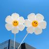 Egg Flower Sunflower Balloon Large Medium Small Daisy Flower Smiley Face Decoration Aluminum Film Balloon