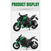 1/12 Kawasakis Ninja Z1000 Сплав Модель Спортивного Мотоцикла Литые Металлические Игрушки Модель Мотоцикла для Уличных Гонок Звук Свет Детский Подарок