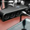 Адаптер автомобильного зарядного устройства 4-в-1 Прикуриватель Мультирозетка Разветвитель гнезда для сигары Двойной USB-разъем питания
